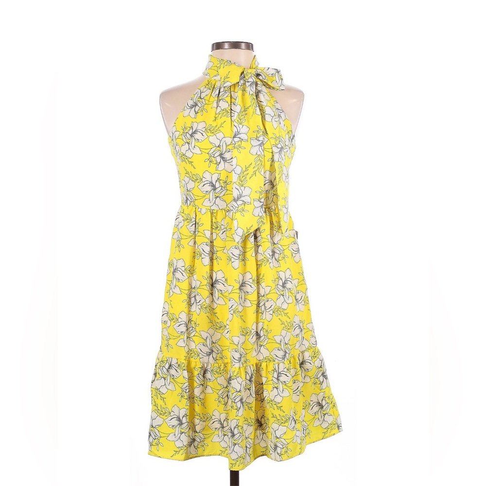 Eliza J floral print trapeze dress New sz 2